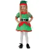 Image de déguisement lutin père noël robe tutu vert fille - 3/4 ans - vert - générique 23650