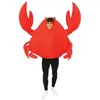 Image de Costume crabe - adulte - Unique PTIT CLOWN