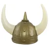 Image de P'TIT CLOWN - 31014 - Casque de Viking avec Pointe Adulte - Cornes Longues - Taille Unique
