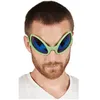 Image de Accessoire de déguisement avec 1 paire de lunettes Alien verte REF/35083 ptit clown