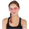 Image de 1 Paire de lunettes Hippie rose pour adulte REF/35267 accessoire de déguisement - Marque ptit clown