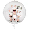 Image de Ballon aluminium Lapins Crétins  de 40 cm (x1) REF/44448 ptit clown