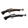 Image de Pistolet De Pirate 42cm Plastique Or Ou Argent - Or