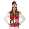 Image de 1 Bonnet père Noël avec son écharpe pour adulte REF/48332