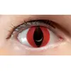 Image de Lentilles de contact oeil reptile rouge taille unique
