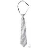 Image de Cravate à sequins - Argent - Déguisement - Clown - Fête - Ajustable - P'tit clown