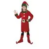 Image de déguisement lutin légende conte de noël fille - 5/6 ans - rouge - ptitclown 66075 5/6 ANS