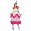 Image de P'TIT CLOWN 86899 Déguisement Adulte Femme Gâteau d'Anniversaire - Taille Unique - Multicolore