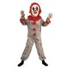 Image de déguisement clown terrifiant enfant - 5/6 ans - gris - ptitclown 88172
