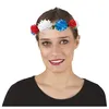 Image de Couronne France tricolore bleu, blanc et rouge en fleurs (x1) REF/88180 - ptit clown