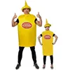 Image de Costume humoristique adulte moutarde jaune (x1) REF/88293 - ptit clown