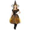 Image de déguisement sorcière orange fille - 10/12 ans - orange - ptitclown 88388