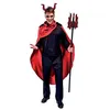 Image de déguisement diable terrifiant homme - s/m - rouge - ptitclown 88441