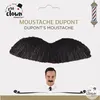 Image de Fausse moustache - Déguisement - Accessoire - Autocollant - Noir