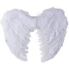 Image de Accessoire déguisement avec aile blanche d'ange en plumes (x1) REF/91121