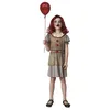 Image de déguisement clown grippe-sou fille - 5/6 ans - gris - ptitclown 91393