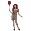 Image de déguisement clown grippe-sou femme - s/m - gris - ptitclown 93625