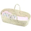 Image de Couffin avec garnissage Liberty rose 50 cm
