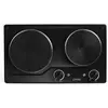 Image de Livoo Plaque de cuisson électrique double, Plaque de cuisson amovible, Noir