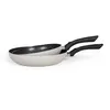 Image de Set de 2 poêles aspect pierre Livoo MEN124GR Gris
