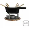 Image de Livoo Set à fondue, Set à fondue, Noir, Marron