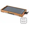 Image de Livoo Plancha Bambou, Gril de table, Marron