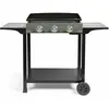 Image de Livoo, Barbecue à gaz, Plancha gaz 3 brûleurs sur chariot (7.50 kW)