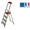 Image de Escalux - escabeau aluminium marches ultra larges 4 marches hauteur 2,78 m - conforlux