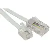 Image de Cordon Téléphonique Rj11 Vers Rj45 Blanc - 2.00m