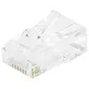 Image de Exertis Connect Fiche modulaire RJ45 Cat. 6, UTP, multiconducteur, transparent, 10 pièces., Serveur : accessoires, Transparent