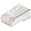 Image de Exertis Connect Fiche modulaire pour câble rond, blindée, 8P8C (RJ45), PU : 10 Fiche RJ45 pour câble de brassage (Câbles de réseau), Réseau : accessoires