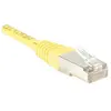 Image de Exertis Connect Câble de raccordement F/UTP, CAT.6, jaune, 0.5 m Câble de raccordement avec protection contre les (U/UTP, CAT6, 0.50 m), Câble réseau