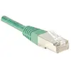 Image de Exertis Connect Câble patch F/UTP, CAT.6, vert, 1,0 m Câble patch avec protection anti-plis particulièrement étroite (F/UTP, CAT6, 1 m), Câble réseau
