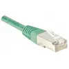 Image de Exertis Connect Câble patch F/UTP, CAT.6, vert, 3.0 m Câble patch avec protection anti-plis particulièrement étroite (F/UTP, CAT6, 3 m), Câble réseau