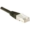 Image de Cordon Rj45 Catégorie 5e F/utp Noir - 1 M