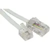 Image de Cordon Téléphonique Rj11 Vers Rj45 Blanc - 3.00m