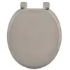 Image de Abattant wc mdf uni charnieres plastique theme vitamine Taupe