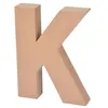 Image de Décoration Murale "Lettres Carton K" 18cm Naturel