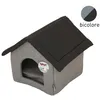 Image de Niche pour Chien "Bicolore" 47cm Noir