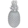 Image de bougie ananas ø9*h20.5cm tropical coloris gris