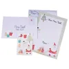 Image de Kit 2 Lettres & Stickers "Père Noël" 32cm Blanc