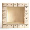 Image de Calendrier de l'Avent carré en bois 32 x 32 cm