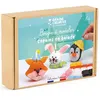 Image de Kit bougies a modeler - Animaux hiver