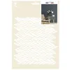Image de Pochoir motif tissage - format A4