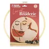 Image de kit broderie - Visage Line Art