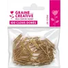 Image de Clou doré pour string art tableau de fil tendu x100 - graine créative