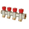 Image de Somatherm collecteur sanitaire - mini-vannes auto-etanche - indexable mâle femelle 3/4" - 4 sorties a portée plate mâle 1/2"