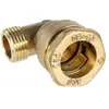 Image de Coude Laiton 90° Mâle (26/34) 1"" Acs Raccordement Pour Pe Ø32