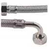 Image de Flexible Sanitaire 1 Ecrou Tournant Femelle - 1 Coude Ecrou Tournant