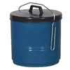 Image de Aluminium et plastique poubelle 16l a/etr.nr/bl riv.